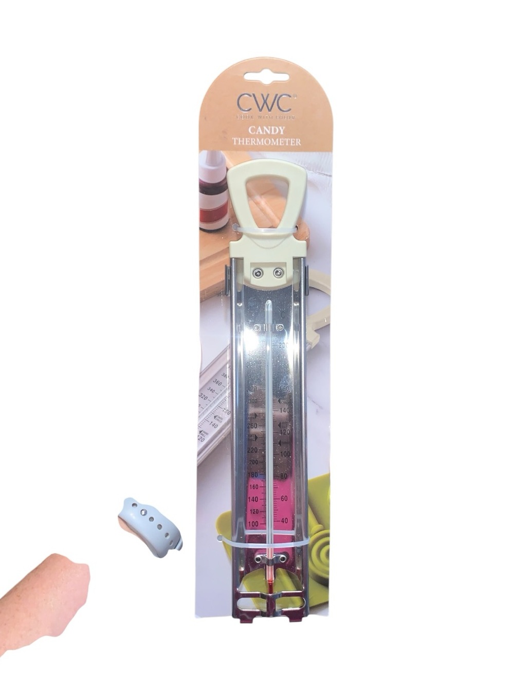 CWC Candy Thermometer 100 to 400 Degrees NWT